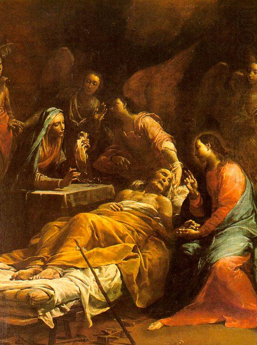 Giuseppe Maria Crespi The Death of St.Joseph china oil painting image